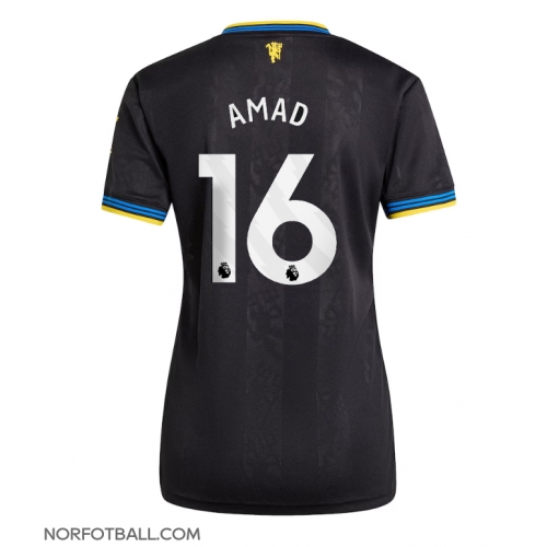 Billige Fotballdrakt Manchester United Amad Diallo #16 Replika Tredjedrakt Dame 2025-26 Kortermet Billige Fotballdrakt Manchester United Amad Diallo #16 Replika Tredjedrakt Dame 2025-26 Kortermet